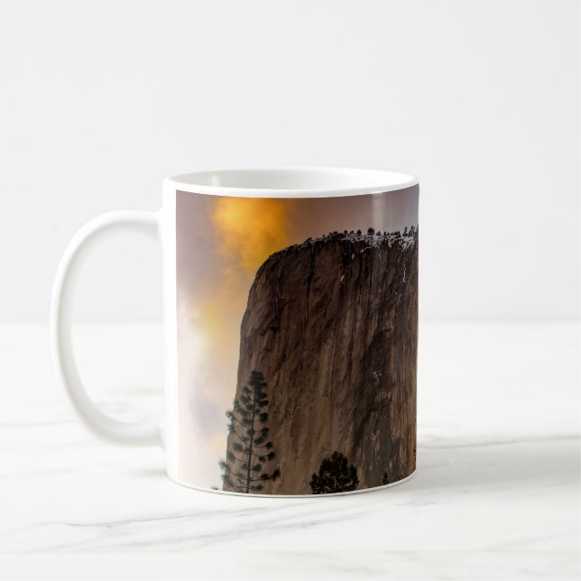 ROCK FORMATION WITH LAVA DURING DAYTIME COFFEE MUG (Left)