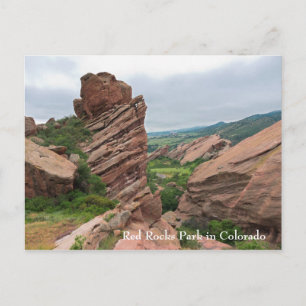 Rock Formations and Ranges Surrounding Red Rocks Postcard