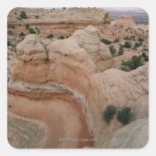 Rock formations in the Grand Canyon, Arizona Square Sticker