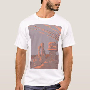 Rock Formations Ischigualasto Provincial Park WPA T-Shirt