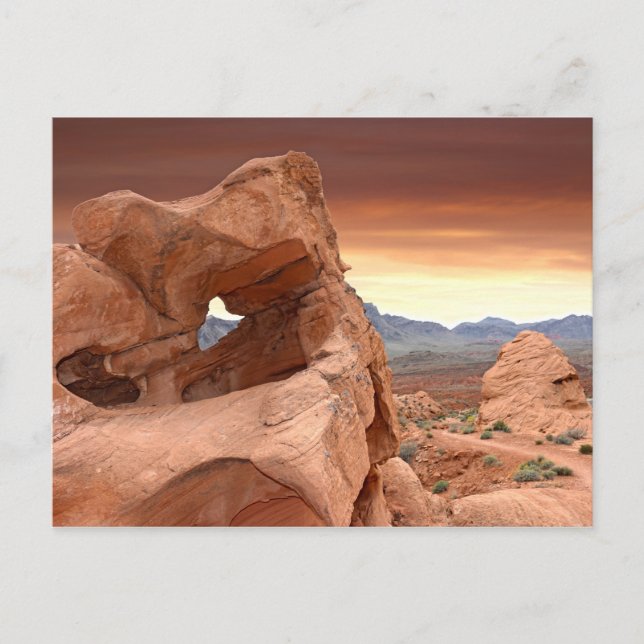 Rock Formations, Valley of Fire State Park, Nevada Postcard (Front)