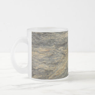 Rock from Joshua Tree Abstract Nature Photography Frosted Glass Coffee Mug