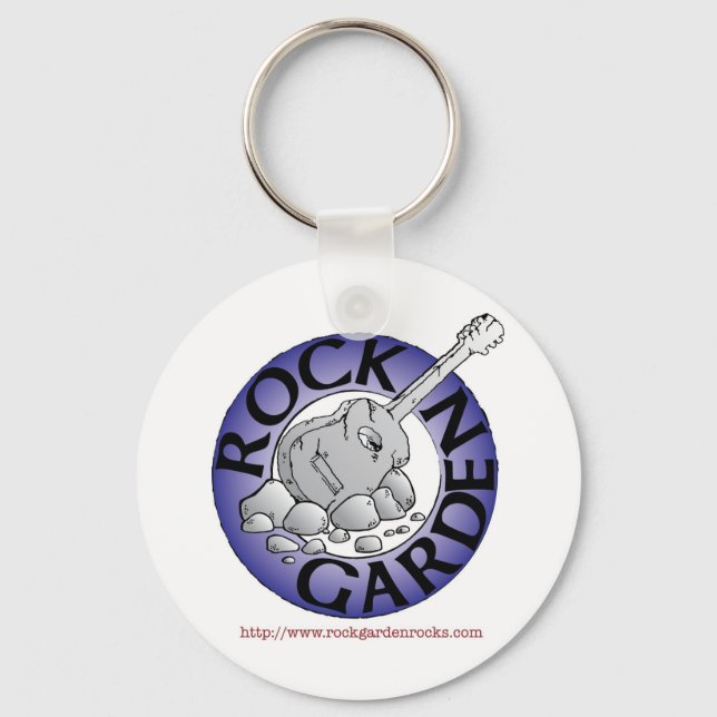 Rock Garden Keychain (Front)