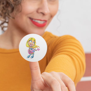 Rock Girl Stickers