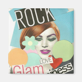 Rock Glam Love & Happiness Magnet