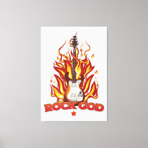 Rock God Canvas Print