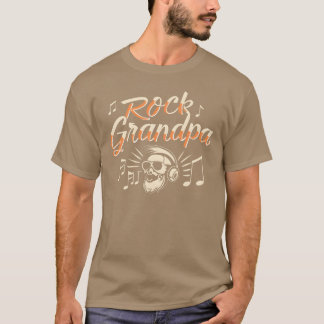 Rock Grandpa Rocker Grandpa Music Lover vintage T-Shirt