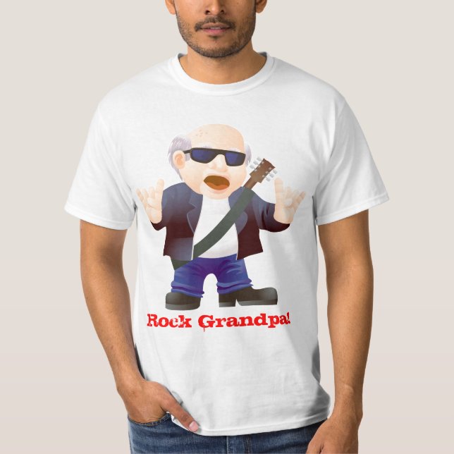 Rock Grandpa Tshirt (Front)