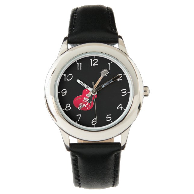 "Rock Guitar" design wrist watches (Front)
