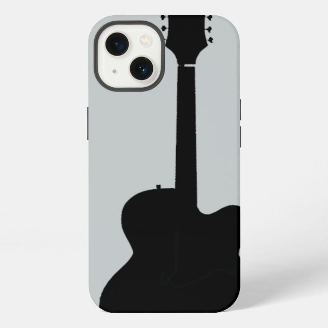 Rock Guitar  iPhone Case (Back)