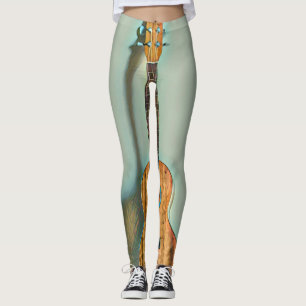 Rock guitar player leggings