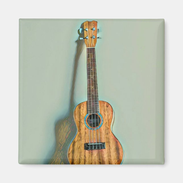 Rock guitar player magnet (Front)