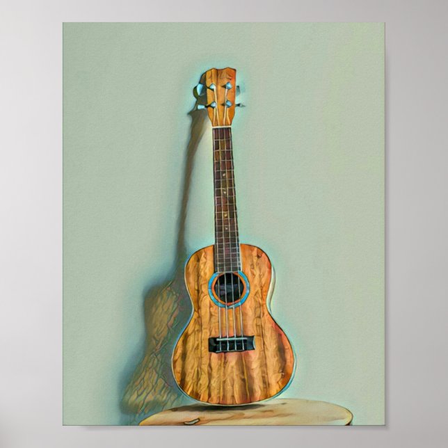 Rock guitar player poster (Front)