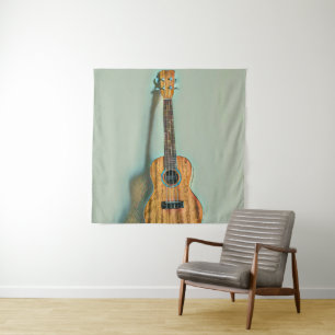 Rock guitar player tapestry