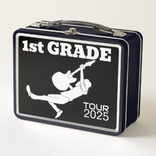 Rock Guitar School Tour Metal Lunch Box