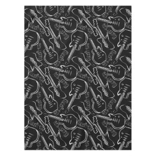 Rock guitar tablecloth