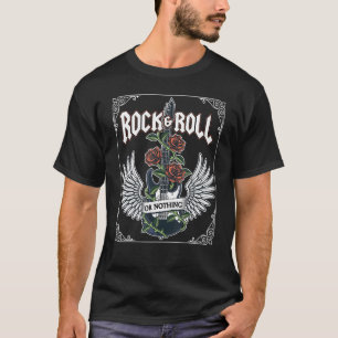 Rock Guitarist I Rock and Roll Or Nothing I Rock G T-Shirt