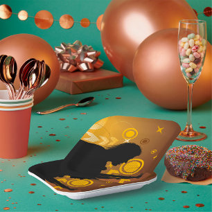 Rock Guitarist Rocker Musician Paper Plates