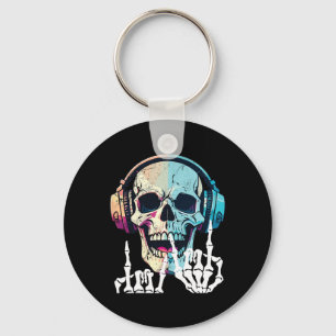 Rock Hand Halloween Costume Cool Rock Music Rocker Key Ring