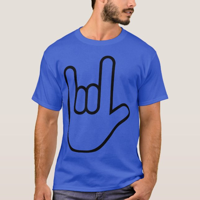 Rock hand icon T-Shirt (Front)