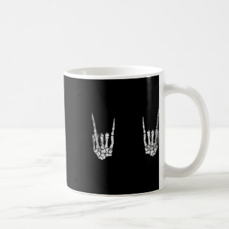 Rock Hand Lazy Halloween Costume Cool Bones 1 Coffee Mug