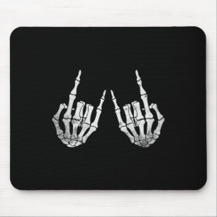 Rock Hand Lazy Halloween Costume Cool Bones Mouse Mat
