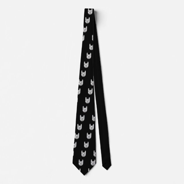 Rock Hand Steel Tie (Front)