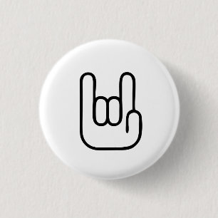 Rock Hands Button