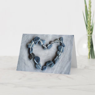 rock heart greeting card