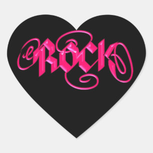 Rock Heart Sticker