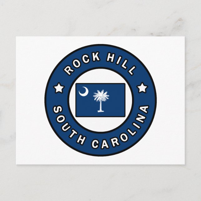 Rock Hill South Carolina Postcard (Front)