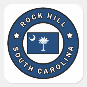 Rock Hill South Carolina Square Sticker