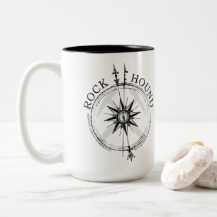 Rock Hound: Certified Rock Collector Two-Tone Coffee Mug