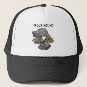 Rock Hound Mineral Collectors Funny Hat