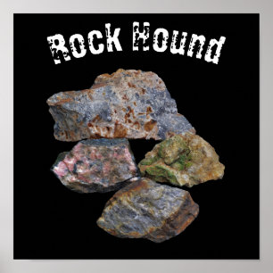 Rock Hound Mineral Collectors Funny  Poster