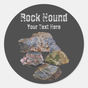 Rock Hound Mineral Collectors Funny Sticker