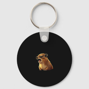 Rock Hyrax Awawa Ew People Funny Groundhog Die Key Ring