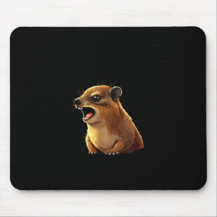 Rock Hyrax Awawa Ew People Funny Groundhog Die Mouse Mat