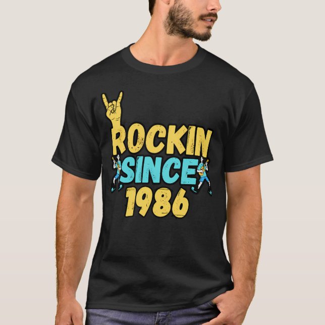 Rock In Since 1986 T-Shirt (Front)
