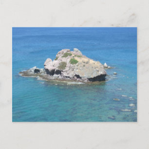 Rock in the mediterranean postcard
