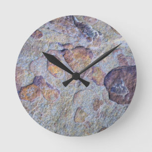 Rock Iron Ore Stone Round Clock