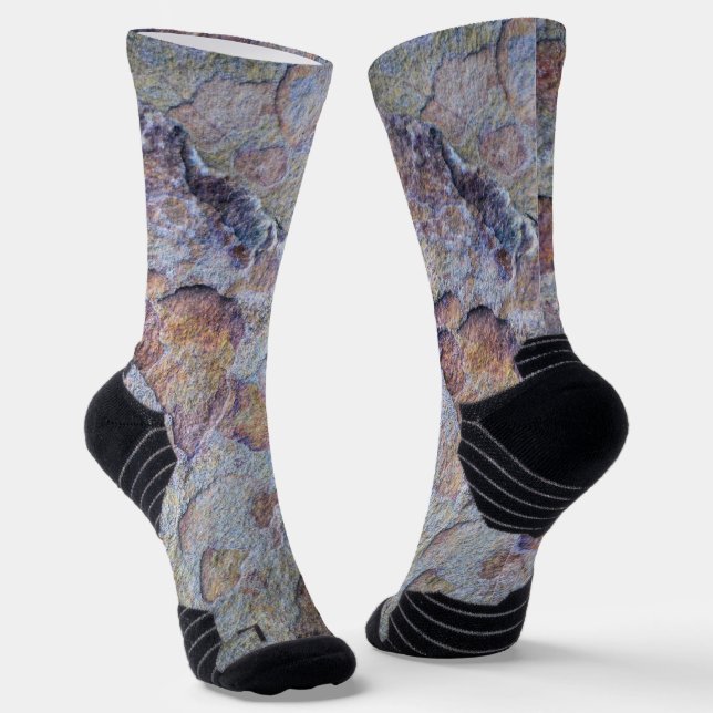Rock Iron Ore Stone Socks (Angled)