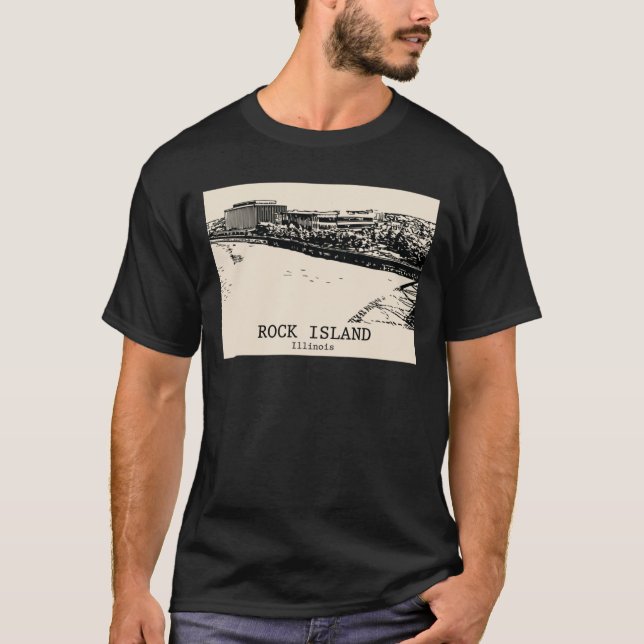 Rock Island Illinois T-Shirt (Front)