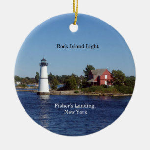 Rock Island Light ornament