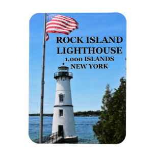 Rock Island Lighthouse, New York Flex Magnet
