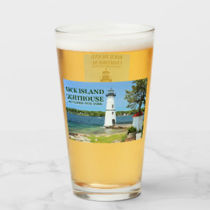 Rock Island Lighthouse, New York Pint Glass