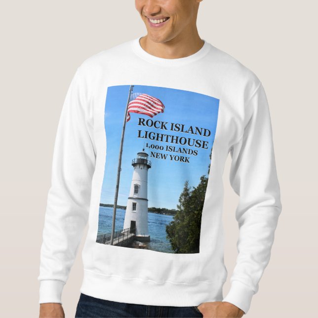 Rock Island Lighthouse, New York Sweatshirt (Front)