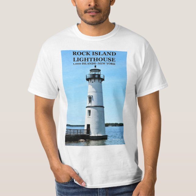 Rock Island Lighthouse, New York T-Shirt (Front)