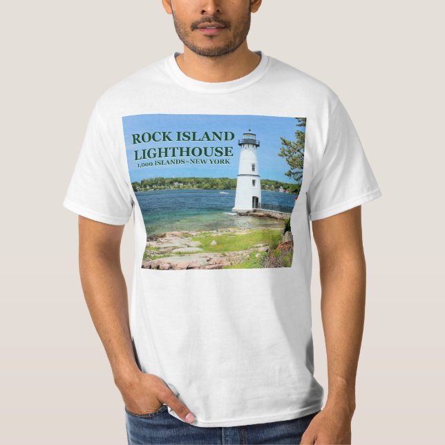 Rock Island Lighthouse, New York T-Shirt (Front)