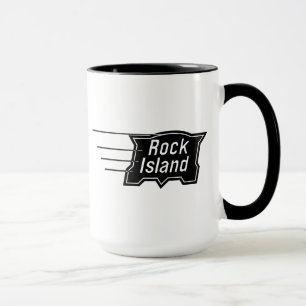 Rock Island Railroad Speed Logo Coffee Mug